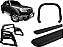 Kit Quebra Mato Estribo CH Santo Antônio H3 Ranger 97/12 Preto - Imagem 1