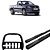 kit quebra mato C/ prot de carter+estribo OVAL preto Amarok - Imagem 1