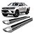 Estribo Alumínio Hilux 2016 E 2017 C/d Personalizado Prata - Imagem 1