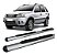 Estribo Tubolar Oval + Quebra Mato Cromado Ford Ecosport - Imagem 2