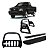 Kit Estribo Chapa Quebra Mato Santo Ant Aço S10 94/2011 Pret - Imagem 1