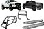 Kit Quebra Mato Estribo CH Santo Antônio Dodge Ram Cromado - Imagem 1