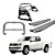 Kit Quebra Mato Estribo Chapa Santo Antônio H3 Amarok CD Cromado - Imagem 1