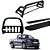 Kit Quebra Mato Estribo Chapa Santo Antônio H2/Amarok CS Preto - Imagem 1
