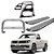 Kit Quebra Mato Estribo Chapa Santo Antônio H2/Amarok CS Cromado - Imagem 1