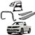 Kit Quebra Mato Estribo Chapa Santo Antônio H2/Amarok CS Cromado - Imagem 1
