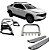 Kit Quebra Mato Estribo Chapa Santo Antônio Fiat Toro Cromado - Imagem 1