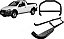 Kit Quebra Mato Estribo Chapa Preto Fiat Strada 2014 a 2020 - Imagem 1