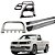 Kit Quebra Mato Estribo Alumínio Santo Antônio H2/Amarok CS Cromado - Imagem 1