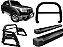 Kit Quebra Mato Estribo AL Santo Antônio H3 Ranger 97/12 Preto - Imagem 1
