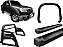 Kit Quebra Mato Estribo AL Santo Antônio H3 Ranger 97/12 Preto - Imagem 1