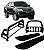 Kit Quebra Mato CH Estribo Santo Antônio H2 Hilux 05/15 Preto - Imagem 1