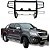 Para-Choque de Impulsão Hilux 05 a 2015 C/Suporte Guincho Preto - Imagem 1