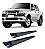 Estribo Ranger 1995 a 2012 Chapa Aluminio Preto C D - Imagem 1