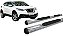 Estribo Oval Oblongo Cromado Nissan Kicks - Imagem 1