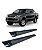 Estribo Hilux Cabine Dupla 2005 a 2015 Plataforma de Alumínio Preto - Imagem 1
