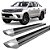 Estribo Hilux 2016 a 2020 Personalizado Prata C D - Imagem 1