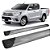 Estribo Hilux 2016 a 2020 Chapa de Aluminio Prata C D - Imagem 1