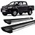 Estribo Hilux 2005 a 2015 Chapa Personalizado Preto C D - Imagem 1