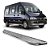 Estribo Chapa Ducato Lado Passageiro Teto Alto 2,5" Cromado - Imagem 1