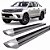 Estribo Hilux 2016 Cabine Dupla Personalizado Prata - Imagem 1