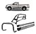 Kit Quebra Mato Santo Ant. D Estribo Plat S10 12/20 Cs Cromo - Imagem 1