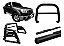 Kit Quebra Mat_estribo Ov_sant Antonio H3 Ranger 97/12 Preto - Imagem 1