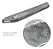 Estribo F-250 Chapa Cabine Simples Roda A Roda Cromado F250 - Imagem 3