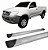 Estribo Lateral Hilux 2005 A 2015 Chapa Aluminio Prata C/s - Imagem 1