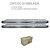 Estribo Hilux 2005 A 2015 Cabine Dupla Chapa Cromado - Imagem 3