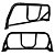 Grade Vigia Vidro Santo Antonio F-250 F250 Original Preto - Imagem 3