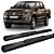 Estribo Amarok 2010 A 2019 Cabine Dupla Oblongo Oval Preto - Imagem 1