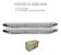 Estribo F-250 99 A 11 Chapa Cabine Simples Cromado F250 - Imagem 2