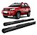 Kit Quebra Mato C/ Peito Aço + Estribo Oval Ecosport Preto - Imagem 1