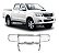 Para-choque De Impulsão Hilux C/ Sup Guincho Cromado - Imagem 1