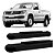 Estribo Lateral Amarok Cabine Simples Oblongo Oval Preto - Imagem 1