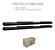Estribo Lateral Duster Oroch Oblongo Oval Preto Hozz - Imagem 2