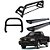 Kit Quebra Mato Santo Antônio H2 Estribo Personalizado S-10 94/2011 Preto - Imagem 1