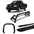 Kit Quebra Mato Santo Antônio H2 Estribo Chapa S10 94/2011 Preto C/Simples - Imagem 1