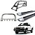Kit Quebra Mato Santo Antônio Estribo Personalizado S10 94/2011 Cromado - Imagem 1