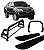 Kit Quebra Mato Estribo Santo Antônio H2 Hilux 05/15 Preto - Imagem 1