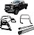 Kit Quebra Mato Estribo Plataforma Santo Antônio H3 F250 C Duplo Cromado - Imagem 1