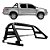 Santo Antonio Hilux 2005 a 2015 Duplo Preto - Imagem 1