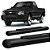 Estribo S10 1995 a 2011 Oval Oblongo Preto C/S - Imagem 1