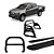 Kit Quebra Mato + estribo pers + santo ant. S10 12/20 Preto - Imagem 1