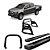 Kit Quebra Mato + estribo plat. 'santo ant' S10 12/20 Preto - Imagem 1