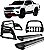 Kit Quebra Mato Estribo Personalizado Santo Antônio H3 Hilux 16/20 Preto - Imagem 1