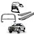 Kit Quebra Mato/Sant Ant/Estr Chapa-S10 94/2011 Cromo C/D - Imagem 1