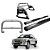 Kit Quebra Mato Santo Antônio H2 Estribo Personalizado S10 94/2011 Cromado C/Dupla - Imagem 1
