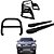 Kit Quebra Mato Santo Antônio H3 Estribo Quadrado S10 94/2011 C/D Preto - Imagem 1